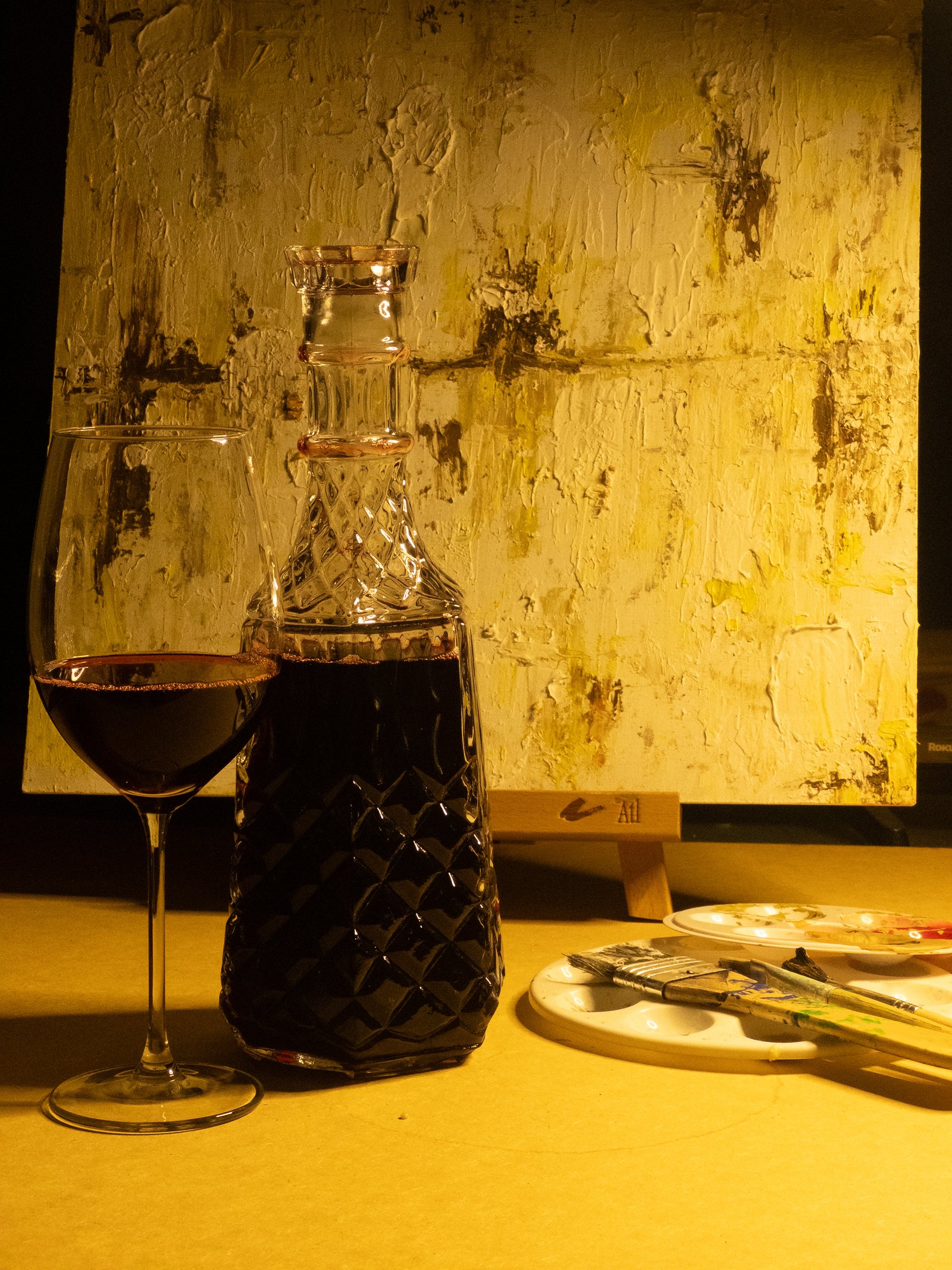 Fotografía de arte y vino